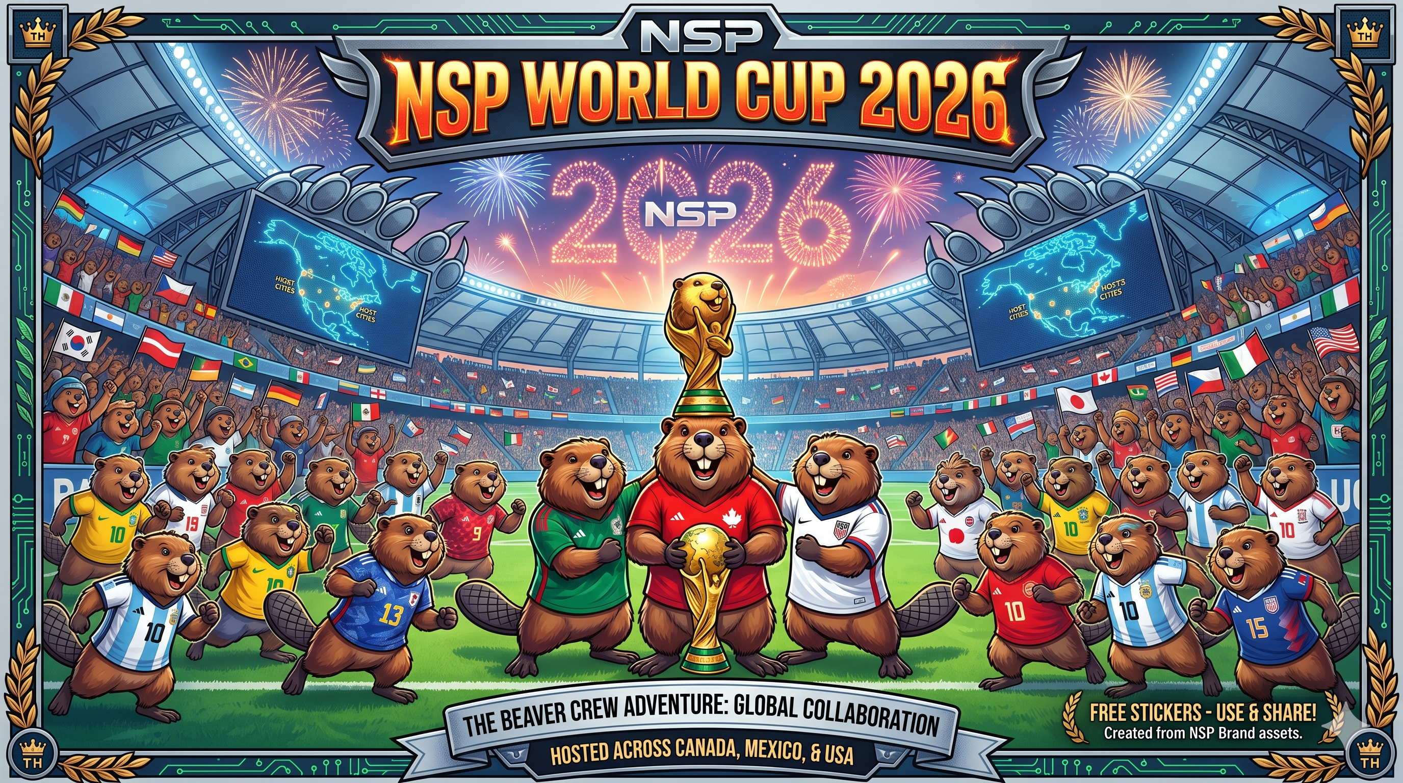 NSP World Cup 2026 — The Beaver Crew Adventure: Global Collaboration